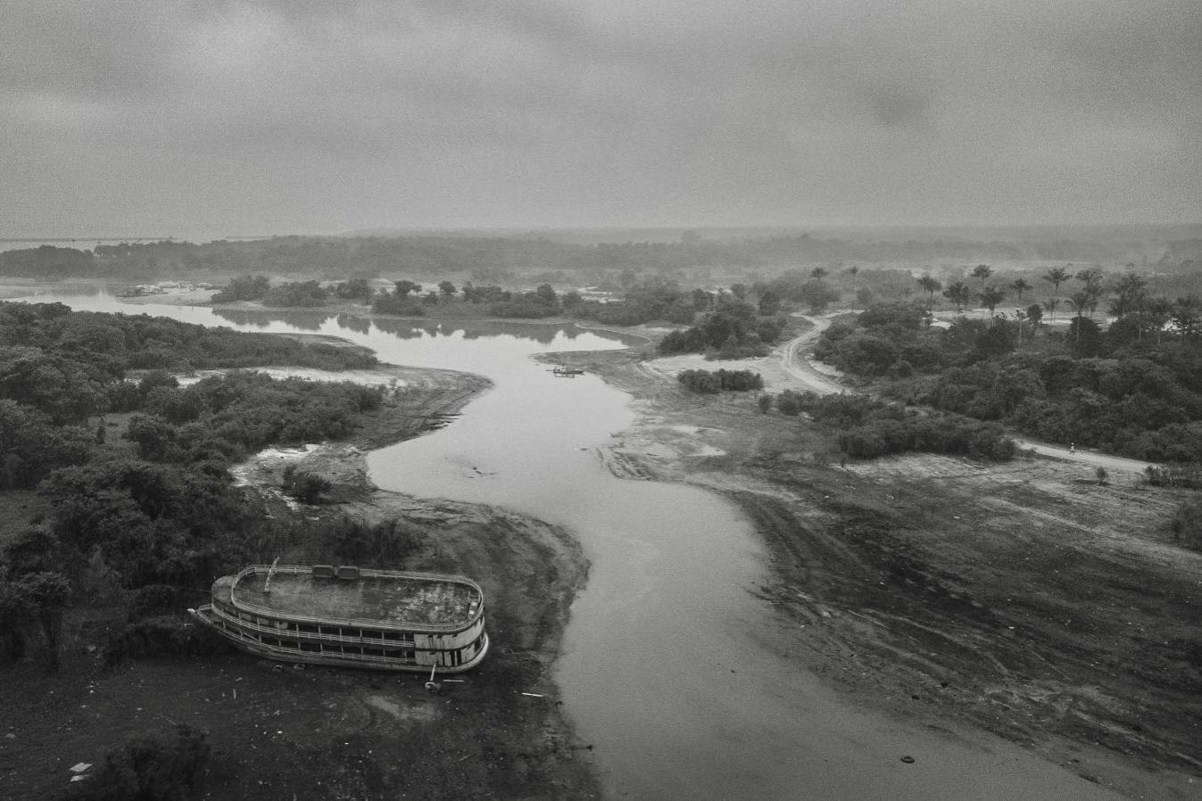 Braziliaanse Amazonas stevent af op ergste droogte in de geschiedenis